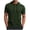 Army Green, variant on Mens Short Sleeve Hoodie Mesh Athletic Shirts Quick Dry Workout Bodybuilding Hooded Pullover Tops Moisture Wicking Fitness Tees with Kangaroo Pocket Summer