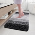 thumbnail image 1 of Alfombra de baño Arotive de microfibra, suave y absorbente, 45 x 27 cm, 1 of 9
