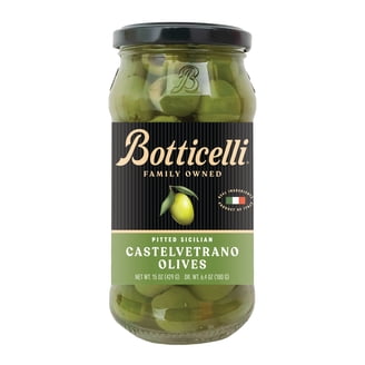 Sanniti Whole Bella di Cerignola Olives Jar 20.5 oz Italian Green
