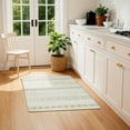 thumbnail image 4 of SONORO KATE 2'x3' Area Rugs for Door Entrance Entryway, Machine Washable Geometric Stripe Non Slip Soft Indoor Area Carpet, Brown, 4 of 7