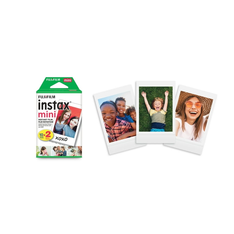 2 pack) instax mini Instant Daylight Film Pack, 20 Exposures 