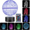 thumbnail image 1 of Luz nocturna 3D Star Wars NewHiya tres patrones y lampara d, 1 of 2