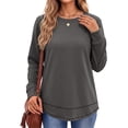 thumbnail image 3 of Fantaslook Sweatshirts for Women Crewneck Casual Long Sleeve Shirts Tunic Tops, 3 of 10