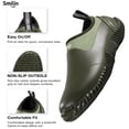 thumbnail image 4 of SMILIN Waterproof Rain Garden Boots, Anti-Slip Rubber Ankle Rain Boots for Men & Women, Green, Size 8 Women/7 Men, 4 of 6