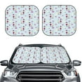 thumbnail image 2 of Easygdp Poodle Dog for 2 PCS Foldable Car Sun Shade Front Windshield Sun Protection Cover for Car, SUV, Truck-Small, 2 of 6