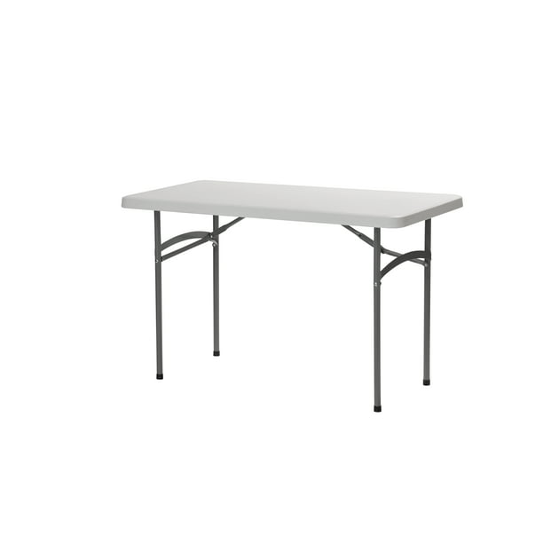 Plastic Folding Table, 48 Folding Table White
