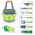 thumbnail image 7 of Hortem Garden Tools Set, 9PCS Include Trowel Set, Large Garden Tote Bag, Garden Gloves and Pruner, Gardening Gifts for Women Men, 7 of 7