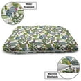 thumbnail image 3 of Cactus Pet Bed, Pattern with Succulent Plants Blue Agaves and Prickly Pear Hawaiian Peruvian Garden, Resistant Pad for Dogs and Cats Cushion with Removable Cover, 24" x 39", Multicolor, by Ambesonne, 3 of 4