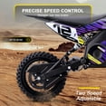 thumbnail image 4 of MotoTec 36v 1000w (HP112E) Electric Dirt Bike Purple, 4 of 6