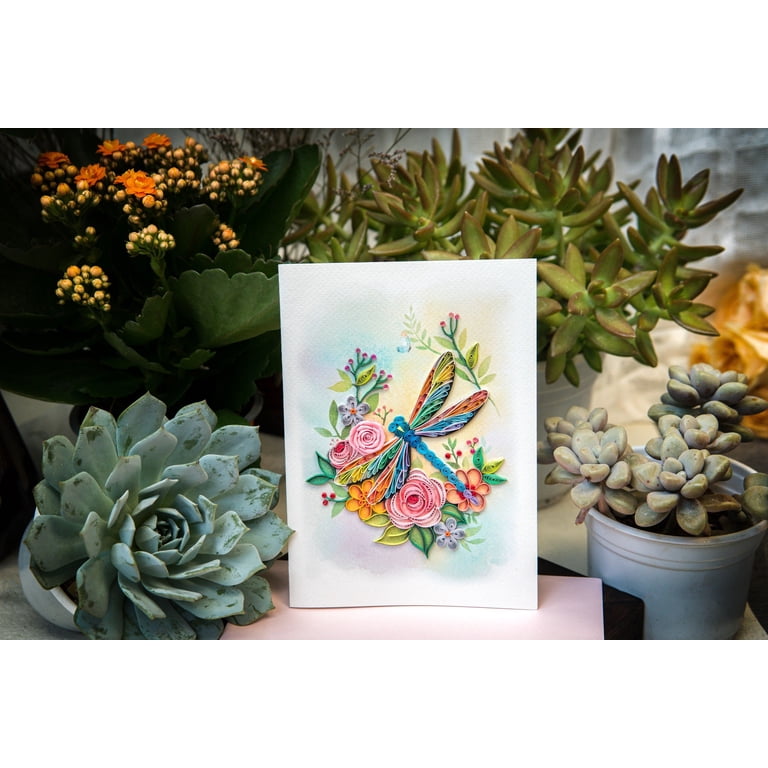 Quilling Card 3D Color Unique Dedicated Paper Brunei