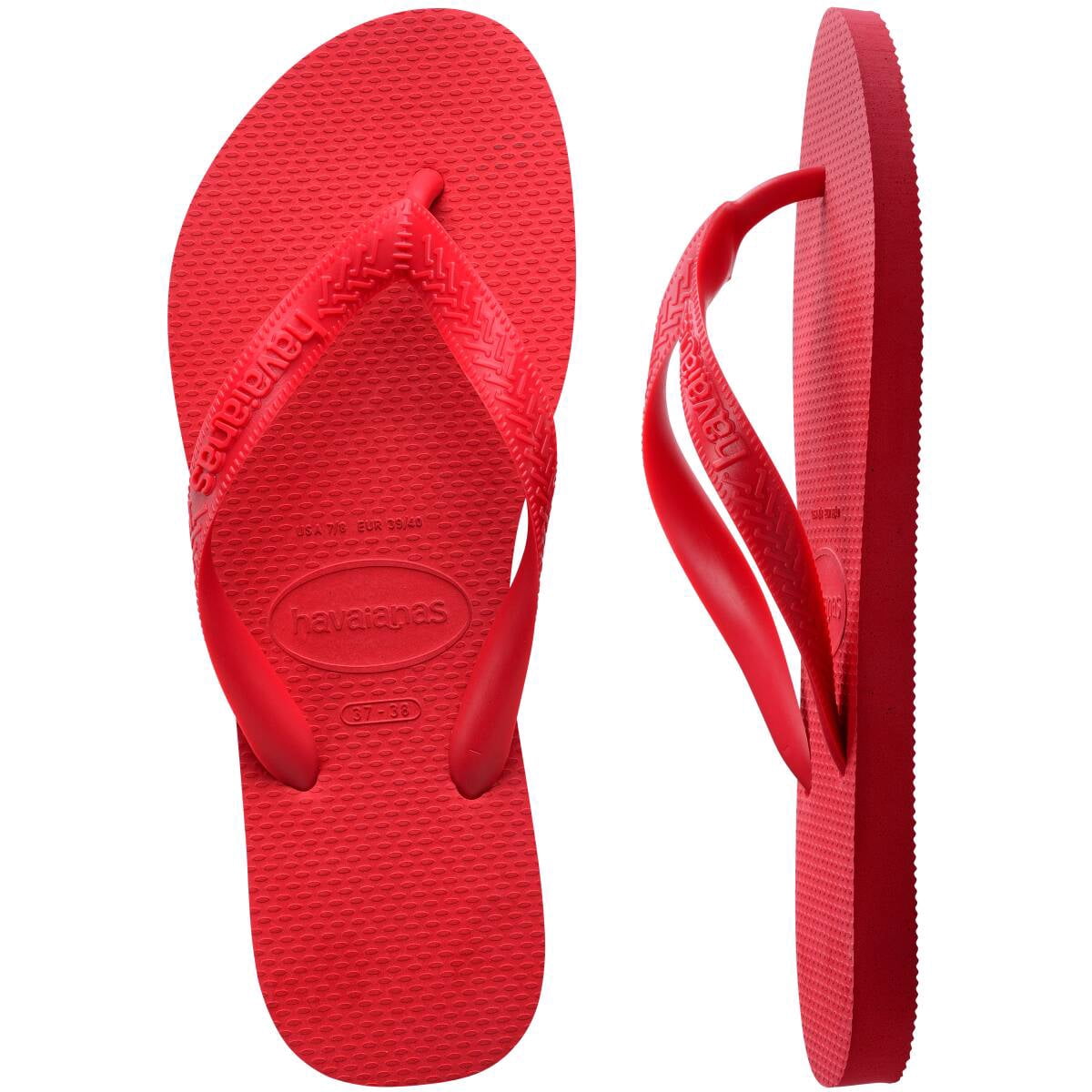 Havaianas Top Flip Flops for Women - Summer Style Sandals - Ruby Red, 6