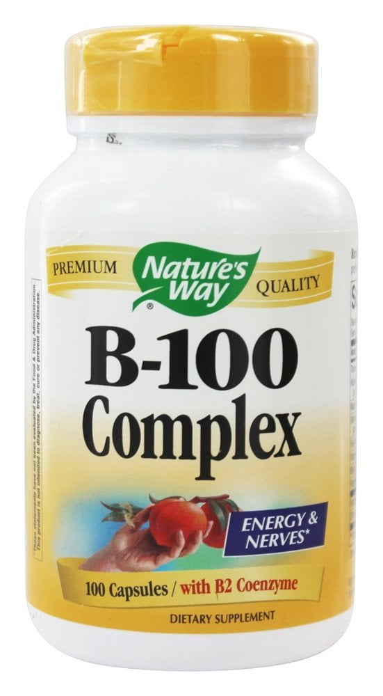 Nature's Way Vitamin B100 Complex 100 Capsules Walmart Canada