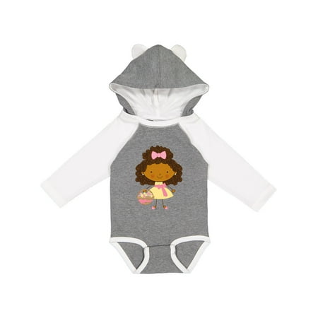 

Inktastic Easter African American Girl Gift Baby Girl Long Sleeve Bodysuit
