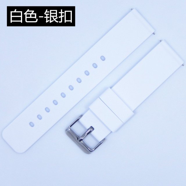 Correa De Reloj De Silicona Suave 16 18 20 22 24 Mm Liberación Rápida Impermeable Y A Prueba De Sudor