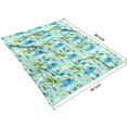 thumbnail image 4 of LightGreen Dinosaurs Clouds Trees Pattern Blanket,Comfortable Soft Lamb Wool Throw Blanket,All Season,Warm Lightweight Blankets for Sofa Bed Couch Living Room Chair,60"x80", 4 of 4
