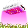 thumbnail image 1 of LED Grow Lights Newest Watt LED Full Spectrum Sunlike Lamp for Indoor Plant with Daisy Chain Function Temperature Humidity Growing Light Seedling Veg Bloom Three Modes .x./, 1 of 7