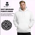 thumbnail image 7 of BILLIONHATS 24 Pack of Wholesale Hoodie Sweatshirts, Men's Women's Unisex Hoodies Cotton Blend, Bulk Adults Sweatshirt, Homeless Donation WHITE SIZE X-LARGE, 7 of 7