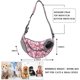 thumbnail image 2 of Bolsa de transporte tipo bandolera para mascotas, bolso bandolera de un solo hombro, cómoda bolsa de transporte para mascotas, 2 of 5