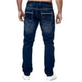 thumbnail image 2 of Akiihool Men Jeans Skinny Men's Slim Fit Jeans Stretch Regular Fit Jean (Blue,M), 2 of 4