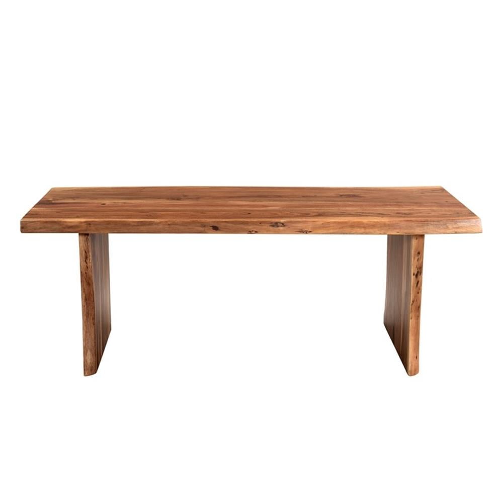 Pemberley Row Acacia Wood Brown Coffee Table Rectangular 51"W x 24"D Unassembled