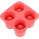 thumbnail image 2 of Molde de silicona para cubitos de hielo en forma de 4 tazas, ideal para el verano, 2 of 5