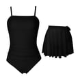thumbnail image 5 of Erwazi One Piece Swimsuits Set for Women Solid Backless Square Neck Modest Beach Swimwear Bathing Suit, 5 of 7