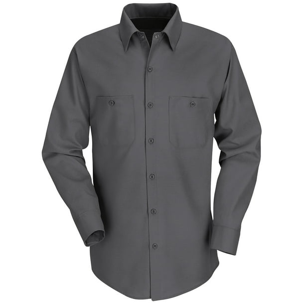 Red Kap Red Kap® Men's Long Sleeve Industrial Work Shirt Walmart