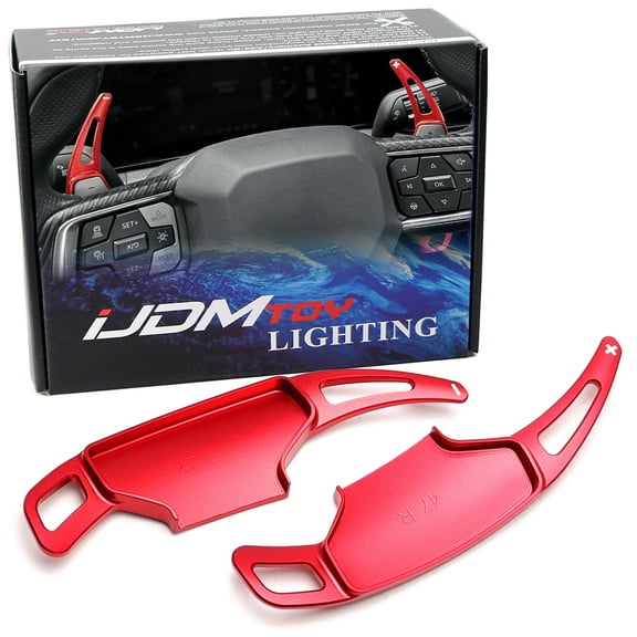 Racing Sports Red Aluminum Larger Paddle Shifter Extension For Ford 2024-up Mustang