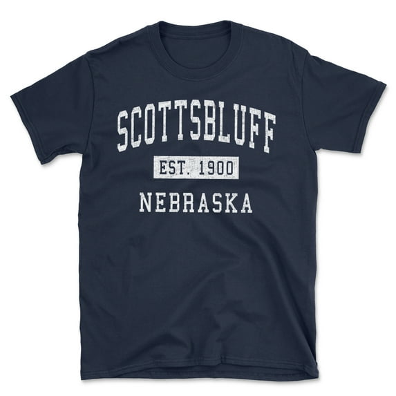 Scottsbluff Nebraska Classic Established Men's Cotton T-Shirt