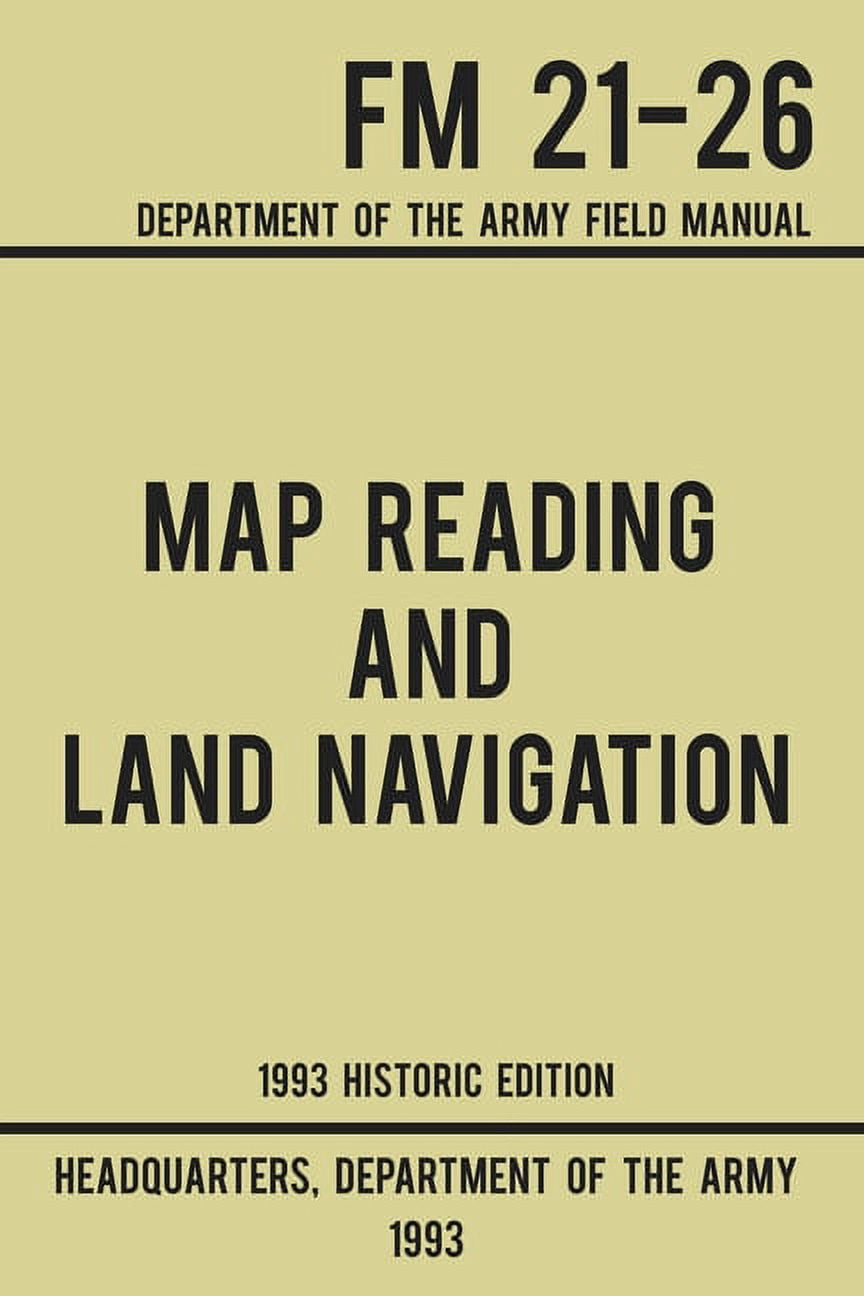 Military Outdoors Skills Map Reading And Land Navigation