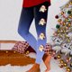 thumbnail image 1 of MKLEKYY Leggings deportivos push up para mujer, leggings para entrenamiento, leggings con estampado navideño, pantalones de bloques de color, leggings elásticos suaves 3669, 1 of 3