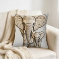 thumbnail image 4 of Throw Pillow Covers, Cute Quadruped Patterns Cushion Cover Soft Throw Pillowcase Removable And Washable Pillowcase For Sofa And Chair Ideal Choice For Summer Sofa And Bedroom Decor, 4 of 6