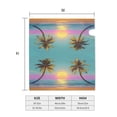 thumbnail image 6 of PHELIKA Beach Tropical Palm Tree Summer 05 Magnetic Mailbox Covers Post Letter Box Cover Standard Size 21"H x 18"W, 6 of 8