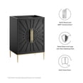 thumbnail image 2 of Modway Awaken 24" Bathroom Vanity Cabinet in Black, 2 of 9
