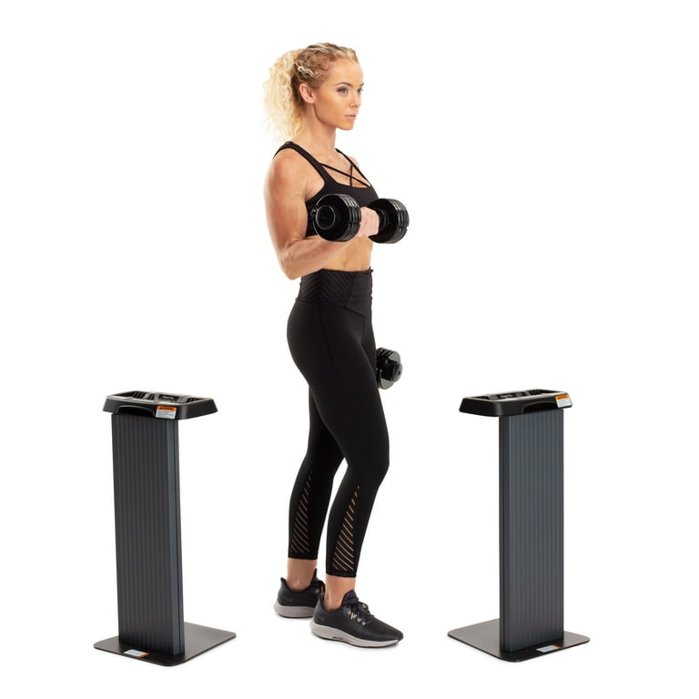 NordicTrack 12.5 lb. Adjustable Dumbbells with Weight Stands Sold as Pair Walmart