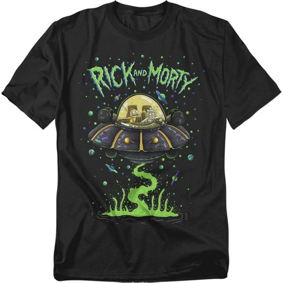 Rick And Morty T-Shirt Ufo Unisex Graphic Tee for Men & Women