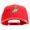 Red, variant on USMC Design Embroidered 6 Panel Structured Cotton Twill Cap Made in USA - Red OSFM