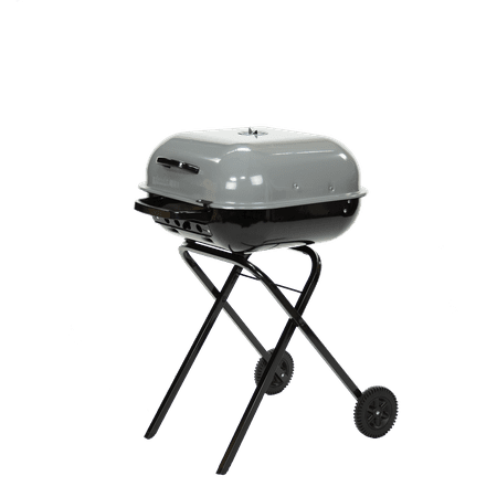 Americana Walk-A-Bout Charcoal Grill in Sports Fan Gray