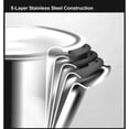 thumbnail image 5 of Davyline cookware 5-layer Stainless-Steel 11-in.  Sauté Pan with Stainless-Steel Cover_5007, 5 of 9