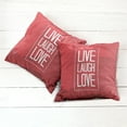 thumbnail image 6 of Ambesonne Saying Throw Pillow Cover 2 Pack, Motivation Boost, 18", Pale Grey Vermilion, 6 of 7