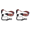 thumbnail image 1 of 2X Sangle de Cou pour Saxophone avec Crochet pour Harnais de Saxo Alto / Tenor / Soprano Rouge, 1 of 4