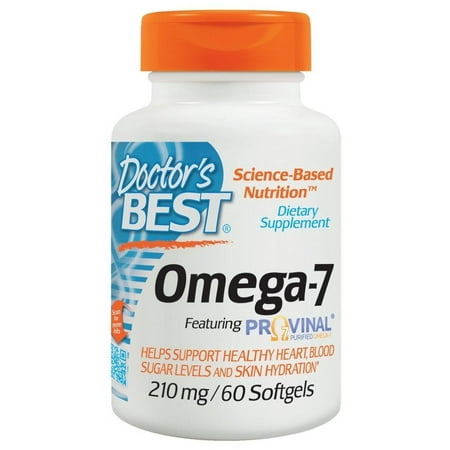 Doctor's Best - Omega-7 Featuring Provinal 210 mg. - 60 Softgels