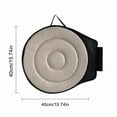 thumbnail image 2 of DVKOVI Home Car Seat Cushion 360° Rotating Disc Automatic Rotating Seat Cushion Easy Transfer Vehicle Parts, 2 of 4