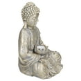thumbnail image 2 of Buddha Statue, Buddha Statue Yard Light Vivid Flickering Resin  For Home For Patio, 2 of 8