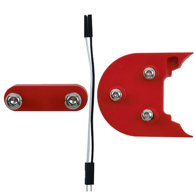 Juego de juntas para patinete, soporte espaciador de soporte de pie con tornillos, marco de accesorios rojo Zulema Juntas de guardabarros