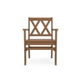 thumbnail image 6 of POLYWOOD Canyon 5-Piece Round Farmhouse Dining Set in Teak, 6 of 6