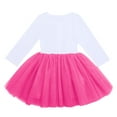 thumbnail image 2 of FYMNSI Baby Girl It's My 1st First Birthday Party Dress Cake Smash Outfit Long Sleeve Princess Tutu Tulle Bowknot Dress One Year Old Party Clothes Photo Props 1 Year Hot Pink, 2 of 7