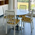 thumbnail image 2 of Square Chair Cushions Cover, Sunflower 6 Elastic Office Chair Cover for Dining Chairs with Ties and Removable Cover, Desk Chair Seat Cushion Protectors set of 2, 2 of 7
