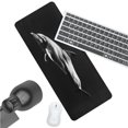 thumbnail image 6 of WISHTIME Gaming Mouse Pad Large Desk Mat with Non-Slip Rubber Base and Stitched Edges,Keyboard Mouse Mat Desk Pad for Work,Game,Office,Home，Black Background, 6 of 8