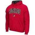 thumbnail image 2 of Men's Colosseum Red Illinois State Redbirds Arch & Logo 3.0 Pullover Hoodie, 2 of 3